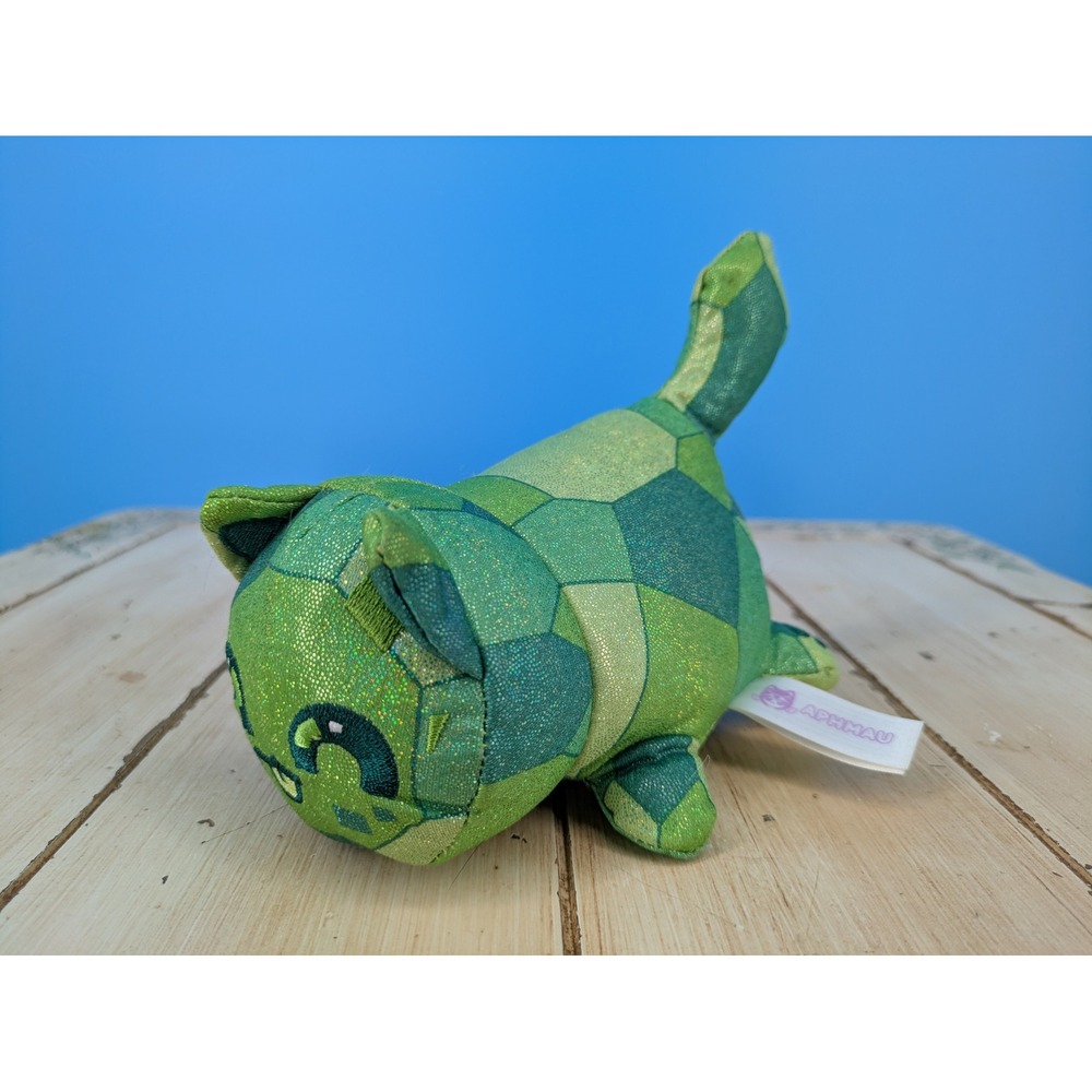Aphmau MeeMeows Green Cat Plush Celestial Collection Shimmer 6" Mystery Toy